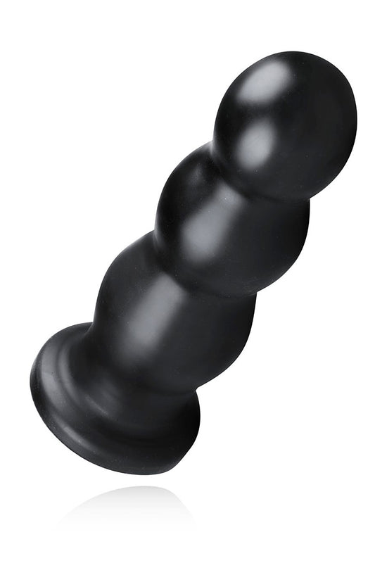 Plug anal XXL à ventouse Tactical III noir BUTTR