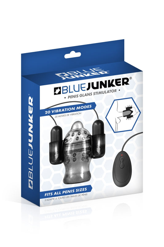 Stimulateur de gland vibrant à picots Blue Junker