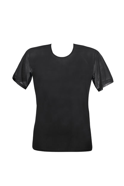T-shirt homme près du corps noir opaque Petrol Anaïs for Men