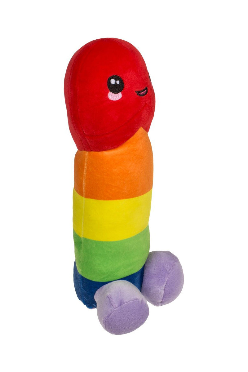Peluche pénis arc-en-ciel Rainbow Out Of The Blue