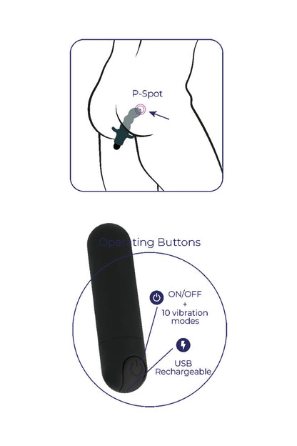 Plug anal vibrant stimulateur de prostate Buddy Wooomy