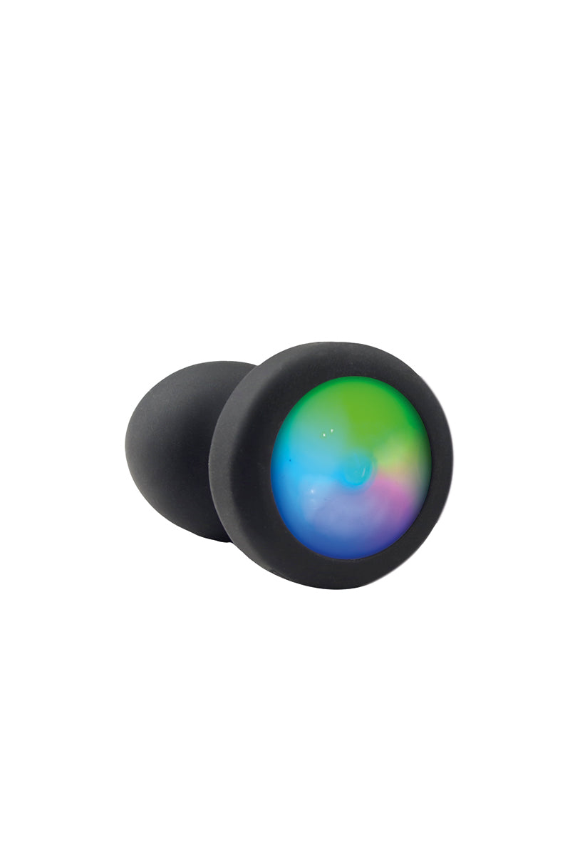 Plug anal vibrant lumineux télécommandé en silicone Litolu