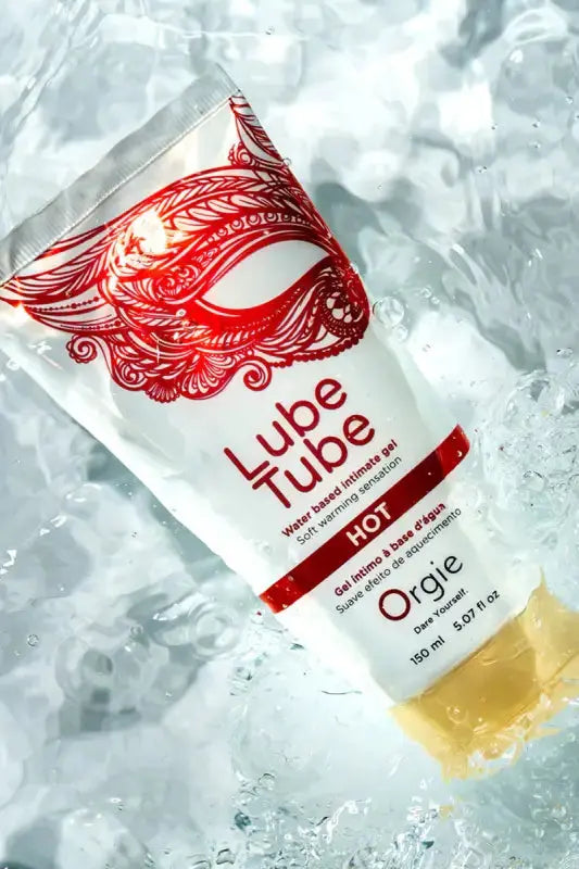 Lubrifiant chauffant à base d'eau, pour votre confort ou celui de vos sextoys Lube Tube Hot 150ml LollyDoll