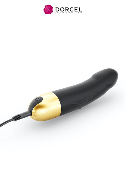 Vibromasseur point G Real Vibration S 2.0 noir et doré Dorcel