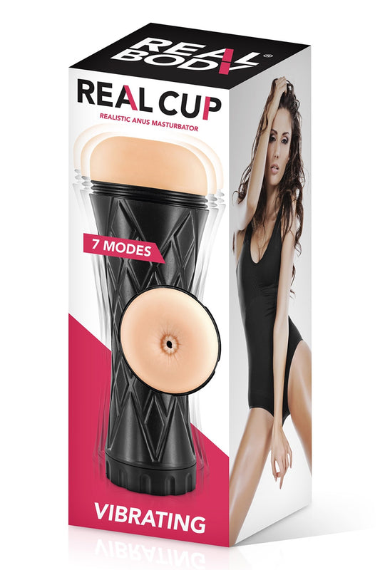 Masturbateur vibrant réaliste forme anus 7 modes Real Body