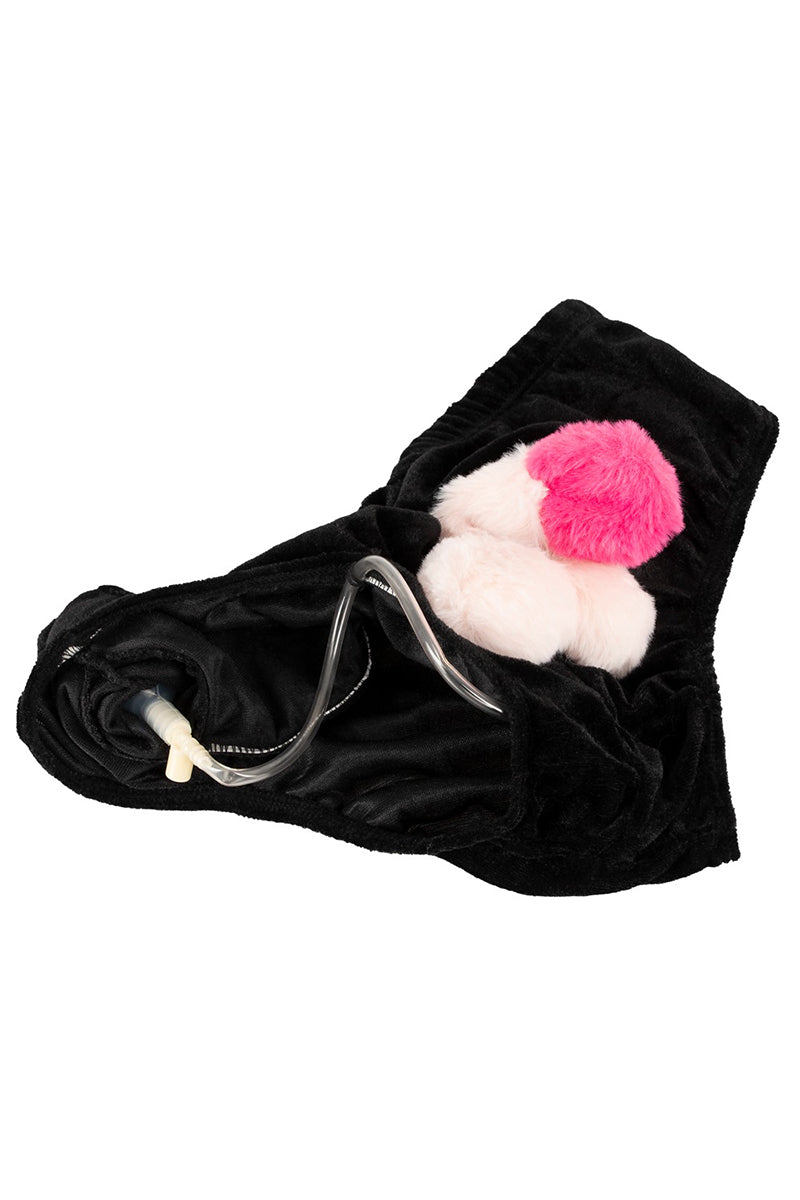 Slip humoristique avec pénis en peluche mobile GenToys
