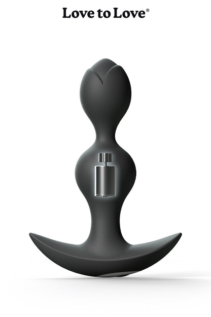 Plug anal vibrant rechargeable Twinny Bud noir Love to Love