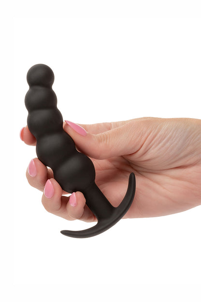 Plug anal vibrant courbé 5 perles Boundless X5 Calexotics