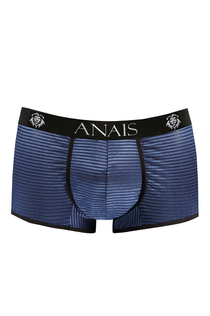 Boxer rayé transparent et bleu brillant Naval Anaïs for Men