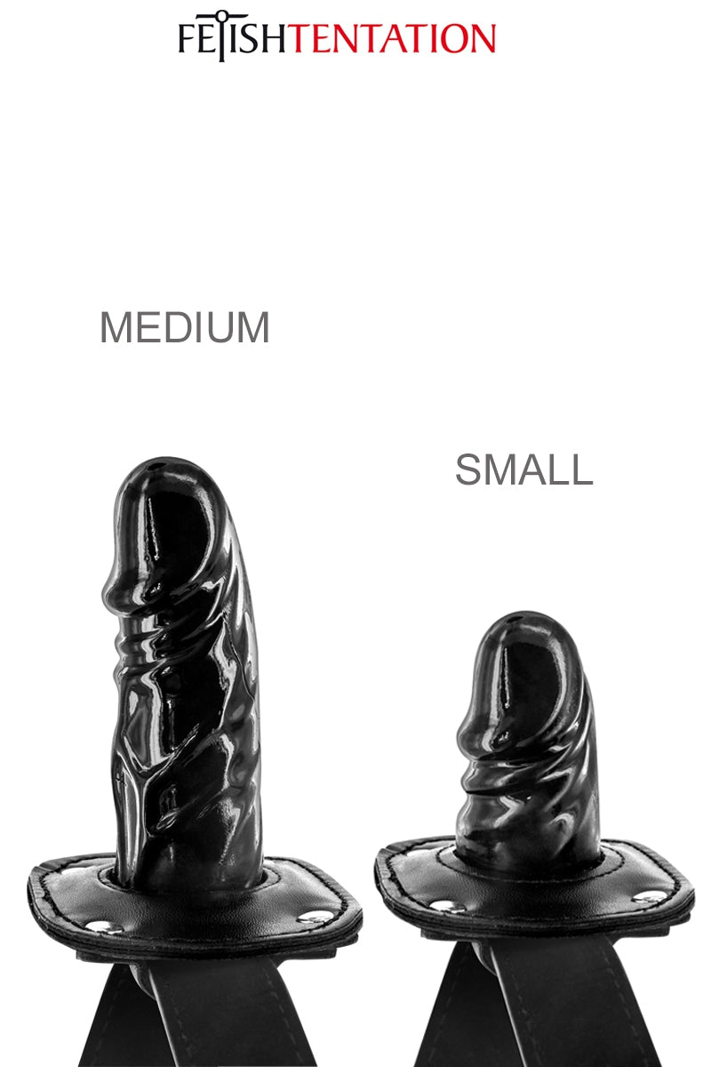Bâillon avec gode interne et cadenas Fetish Tentation