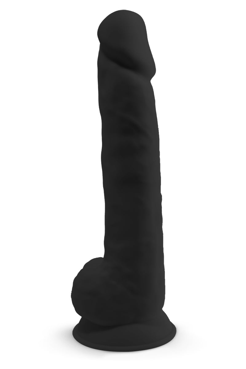 Gode réaliste XXL double densité Model 1 noir SilexD