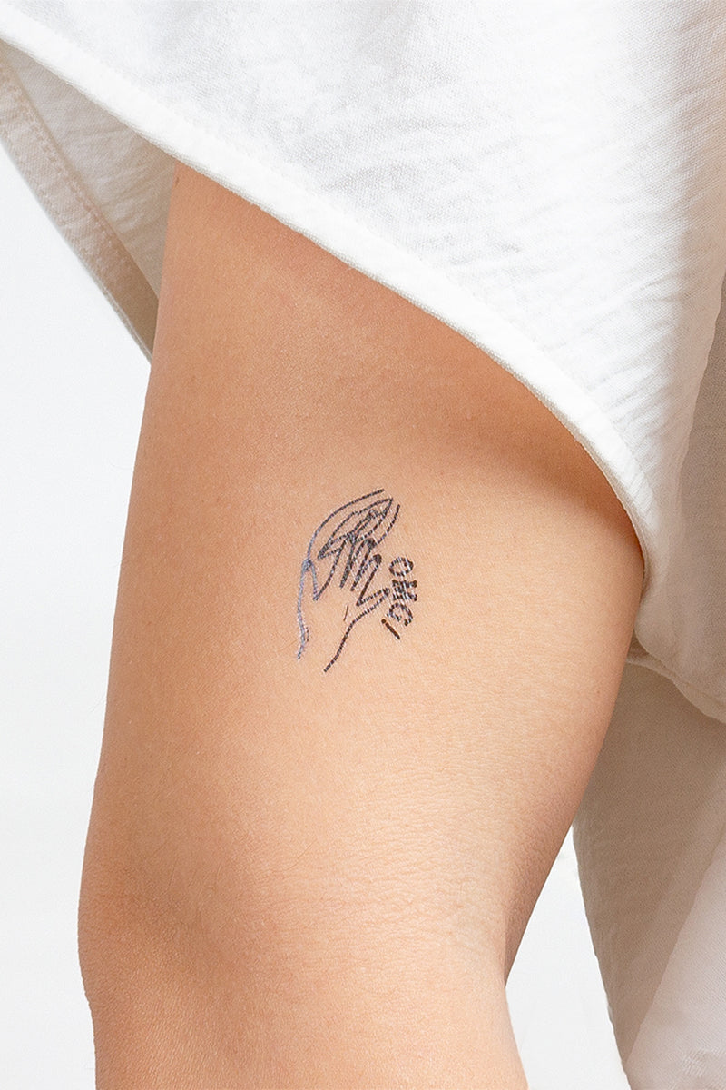 Lot de 10 tatouages temporaires Kinky Collection Secret Play