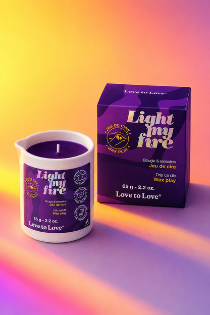 Bougie de massage basse température Light My Fire Love to Love