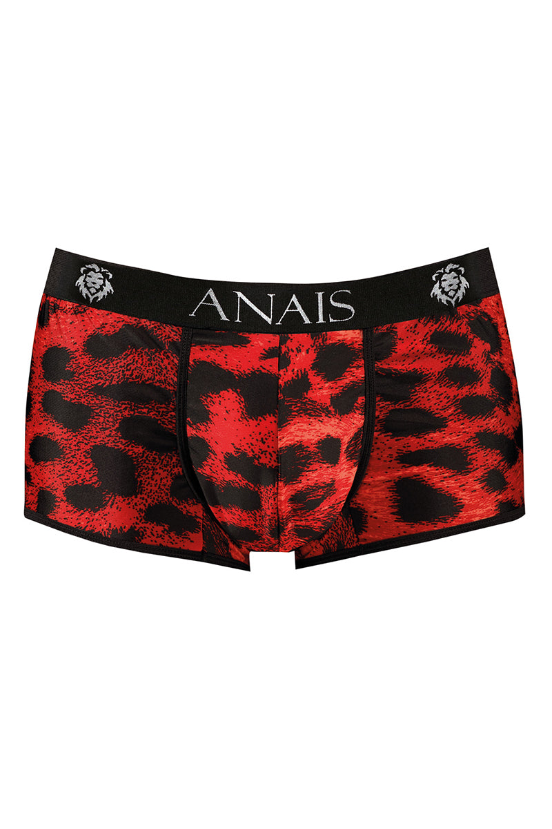 Boxer homme motif animal rouge et noir Savage Anaïs for Men
