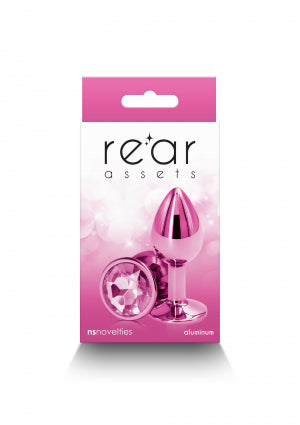 Plug bijou aluminium chromé rose S · NS Novelties · vue 3