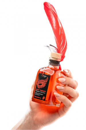 Huile de massage embrassable Sexy Therapy fraise · Orgie · vue 3
