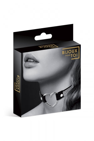 Collier strass et coeur · Bijoux pour toi · vue 3