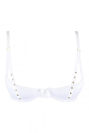 Soutien-gorge seins nus blanc · Axami · vue 4
