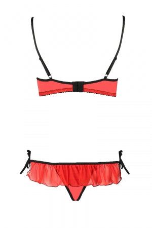 Ensemble lingerie seins nus Cherry Passion · Passion Lingerie · vue 3