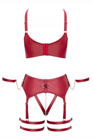 Ensemble BDSM bordeaux · Cotelli Bondage · vue 4