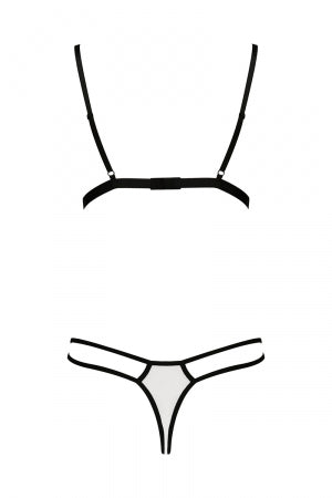 Ensemble sexy Orihime blanc Passion · Passion Lingerie · vue 3