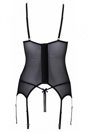 Guêpière seins nus et string ouvert résille et perles Cottelli Lingerie · Cotelli Lingerie · vue 4