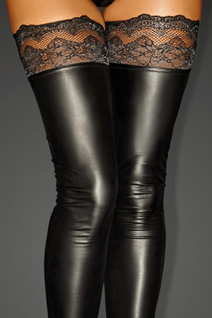 Bas wetlook Superstar · Noir Handmade · vue 3