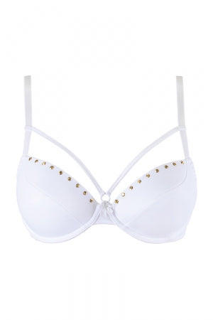 Soutien-gorge push-up blanc · Axami · vue 4