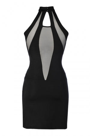 Robe noire ouvert · Axami · vue 3