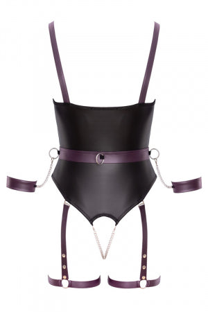 Body à jarretelles ouvert avec menottes Cottelli Bondage · Cotelli Bondage · vue 4