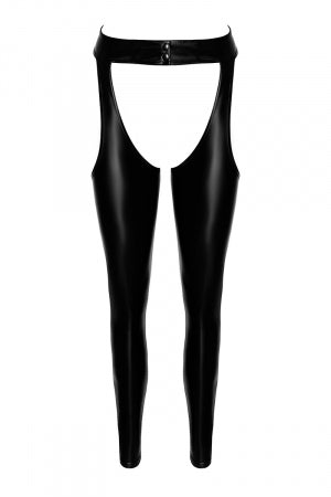 Chaps Rebel wetlook · Noir Handmade · vue 4