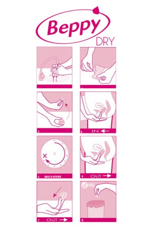 Tampons sans ficelle Soft Comfort Dry boîte de 8 Beppy