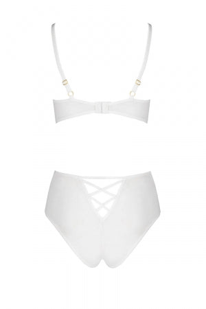 Bikini sexy blanc Lovelia Passion · Passion Lingerie · vue 3