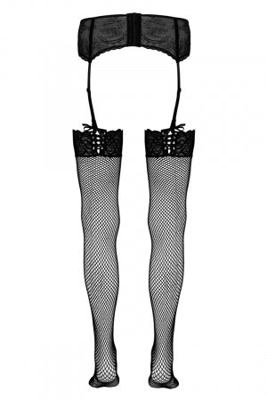 Bas résille noir · Cotelli Legwear · vue 4