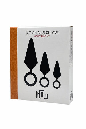 kit d'entrainement anal 3 plugs silicone · Litolu · vue 3