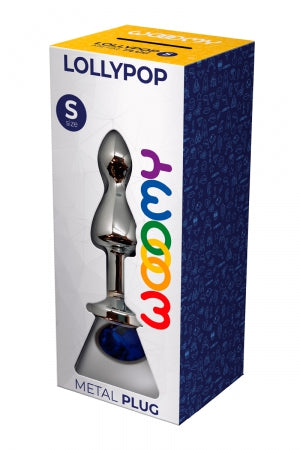 Plug bijou Lollypop bleu S · Wooomy · vue 3