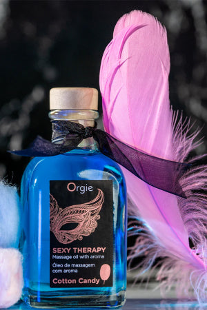 Huile de massage embrassable Sexy Therapy barbe à papa · Orgie · vue 3