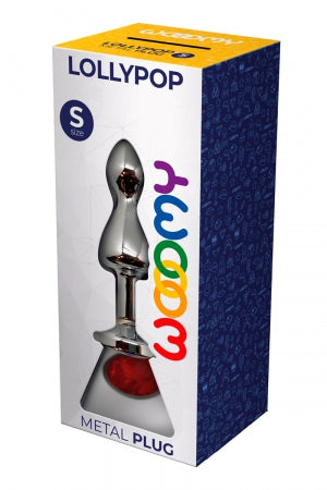 Plug bijou Lollypop rouge S · Wooomy · vue 3