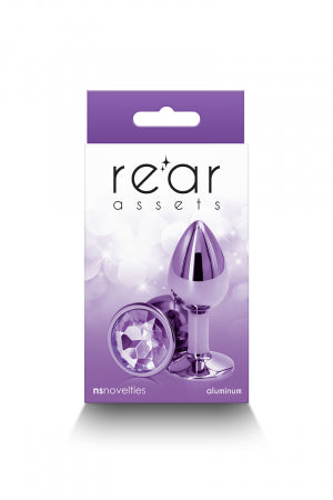 Plug bijou aluminium chromé violet S · NS Novelties · vue 3