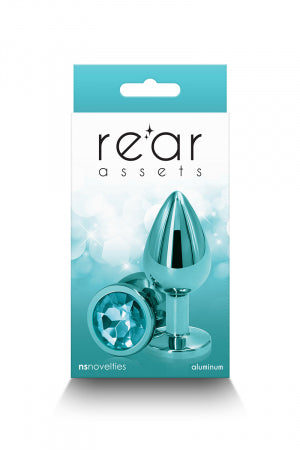 Plug bijou aluminium chromé vert M · NS Novelties · vue 3