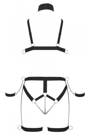 Ensemble harnais Strappy Bikini · Bad Kitty · vue 4