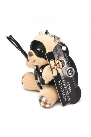 Porte-clés Teddy Bear BDSM avec martinet · Master Series · vue 4