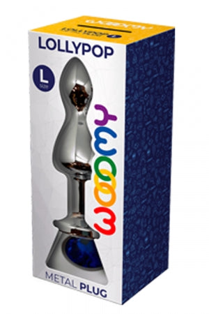 Plug bijou Lollypop bleu L · Wooomy · vue 3