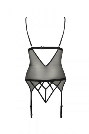 Guêpière seins nus Diabolina Passion · Passion Lingerie · vue 3