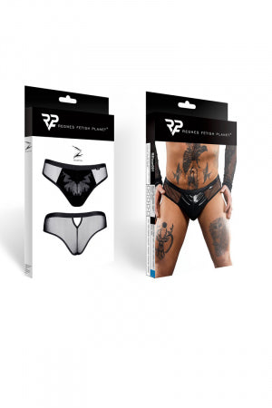 Slip type brésilien noir · Regnes · vue 3