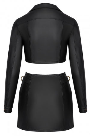 Ensemble top et jupe courte noir Cottelli PARTY · Cotelli Lingerie · vue 4