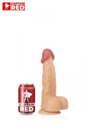Gode Amazing 23 x 5 cm · Captain red · vue 4