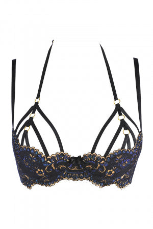 Soutien-gorge dentelle Noir · Axami · vue 4