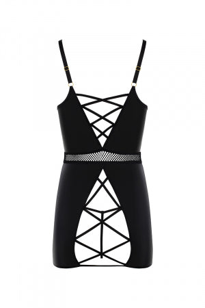 Robe Kristeen noire Passion · Passion Lingerie · vue 3