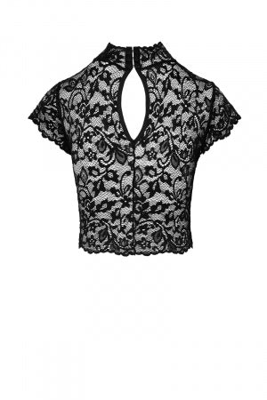 Top Essence dentelle · Noir Handmade · vue 3